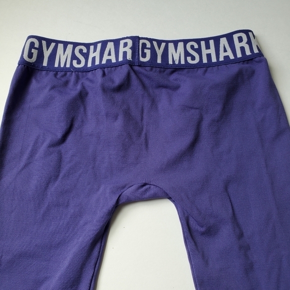 Gymshark Seamless Leggings Purple Logo S - Picture 7 of 8